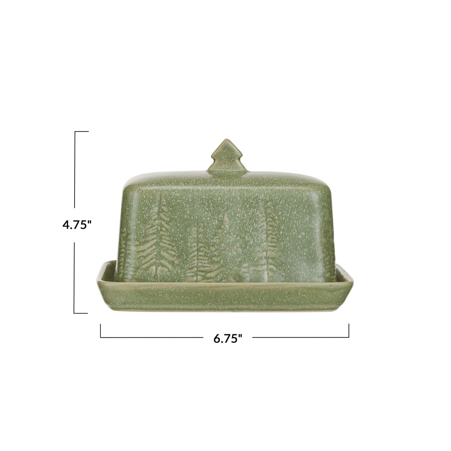 Ski Lodge Butter Dish
