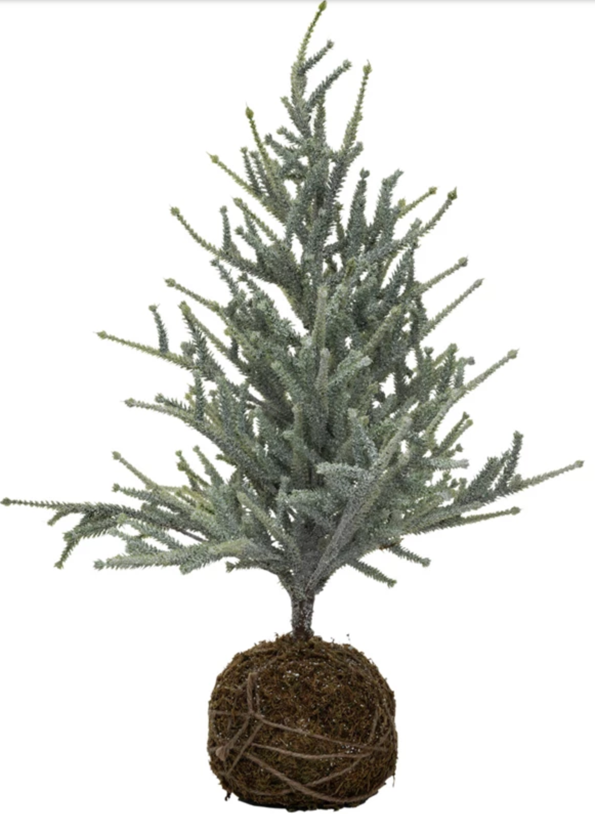 Faux Spruce Tree with Moss Ball Base