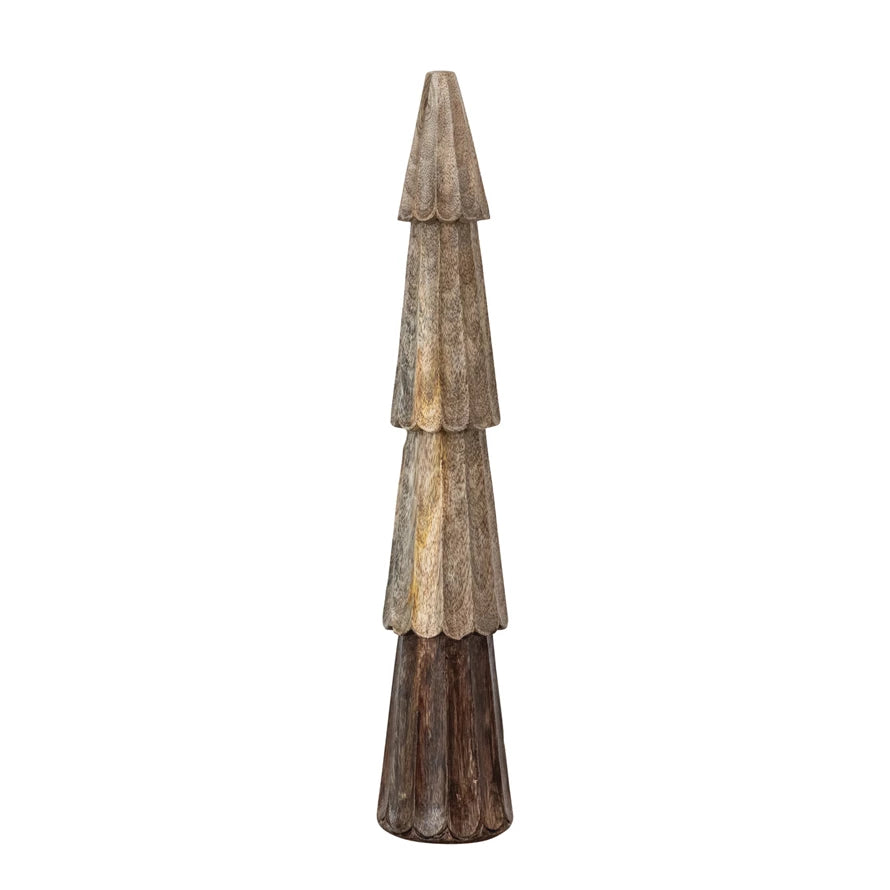 Carved Mango Wood Tree