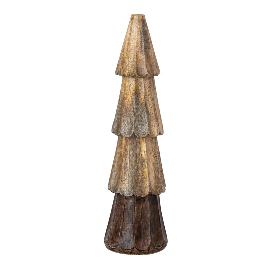 Carved Mango Wood Tree