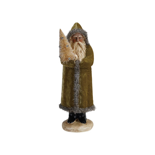 Green Velvet Santa
