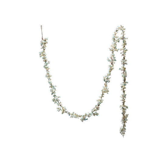 Foam Garland with Iridescent Glitter