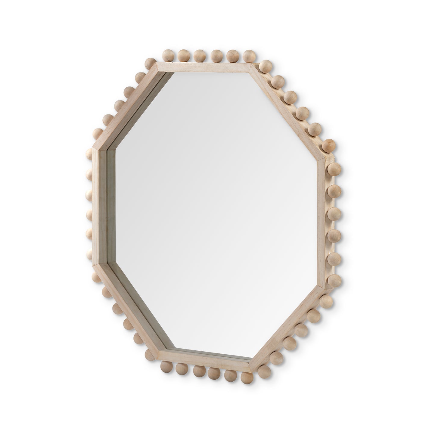 Octagon Beaded Mirror