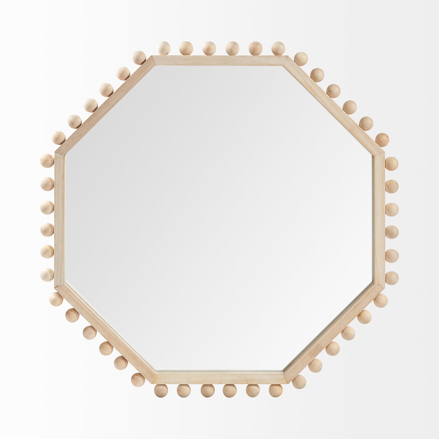 Octagon Beaded Mirror