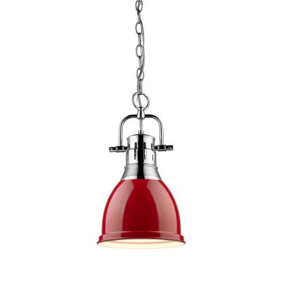 Dunbar Small Red Pendant Light