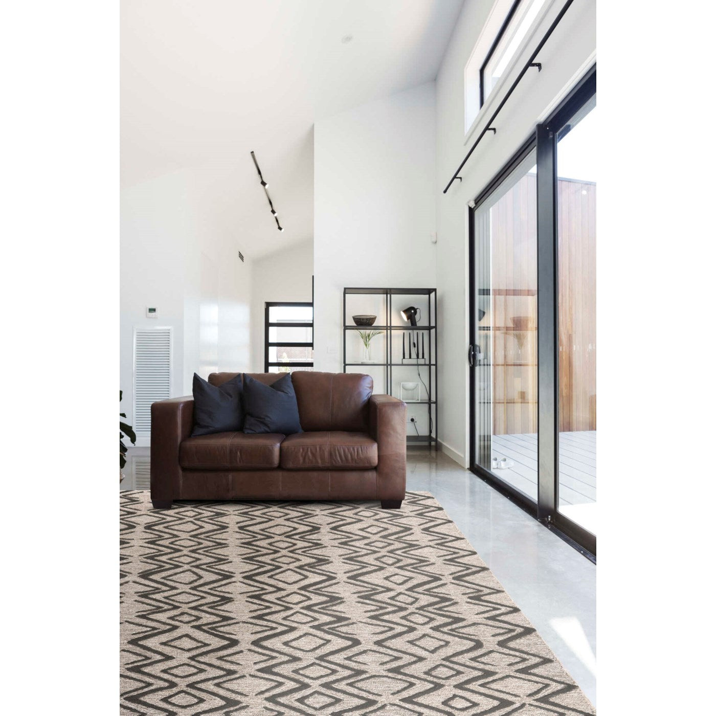 Enzo Charcoal Taupe Rug