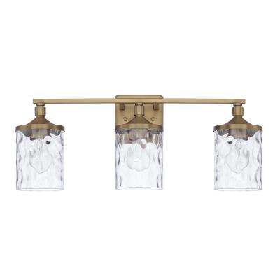 Colt Aged Brass Vanity Light