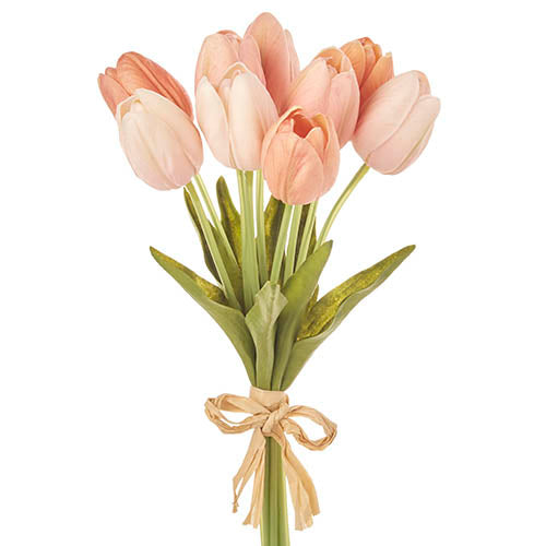 Real Touch Blush Tulip Bundle