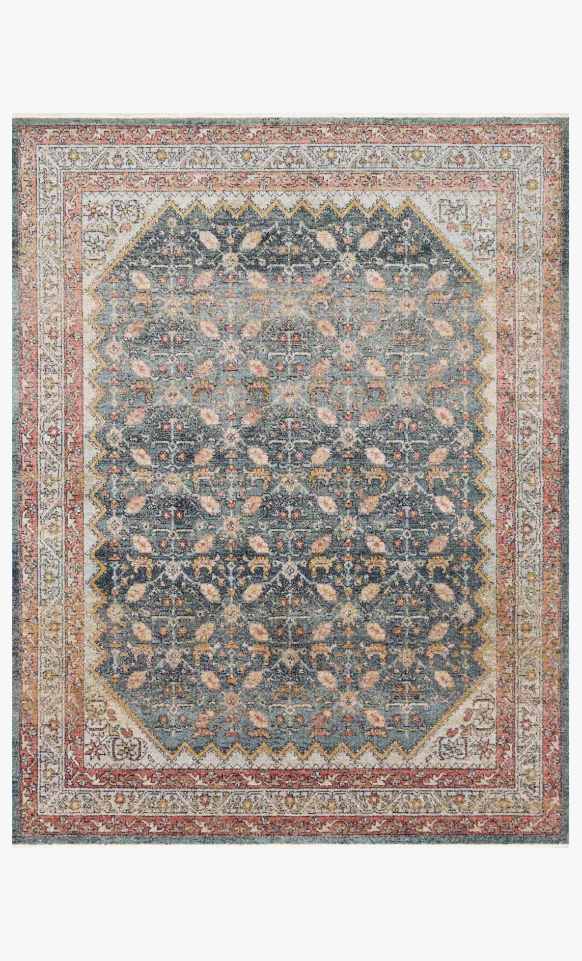 Graham Blue/Persimmon Rug