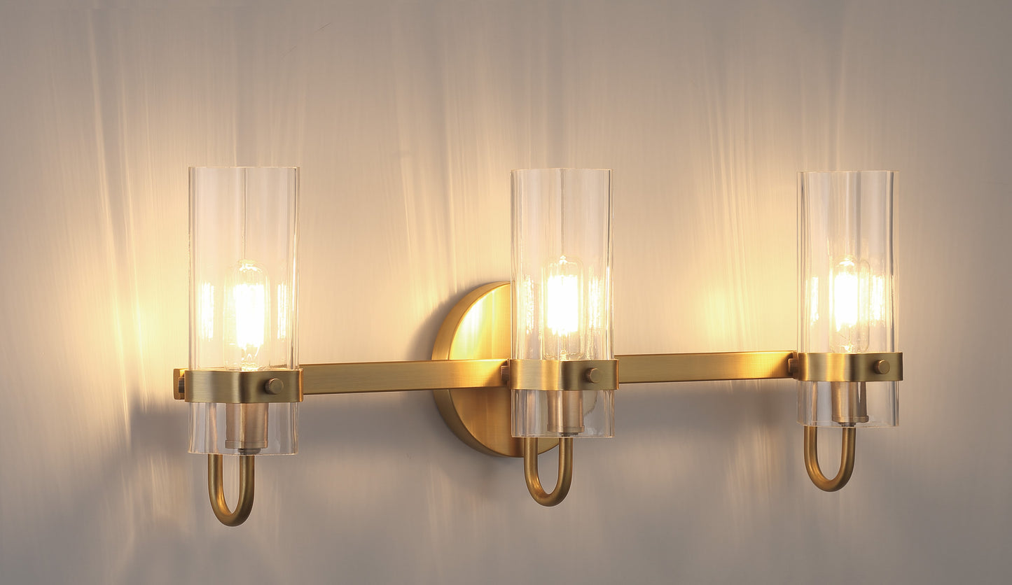 Tiffany Brass Vanity Light