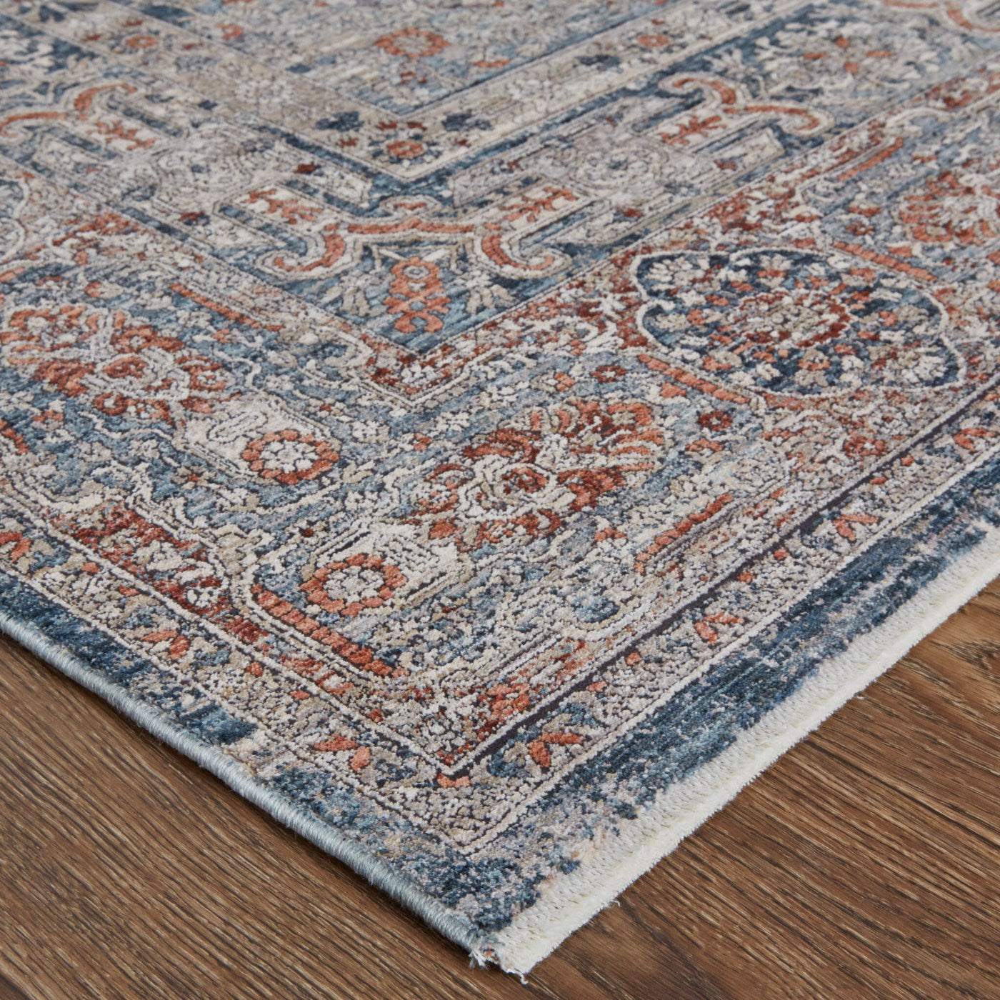 Marquette Rust/Blue Rug