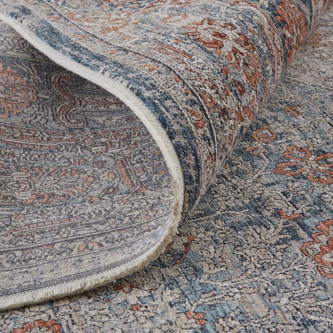 Marquette Rust/Blue Rug