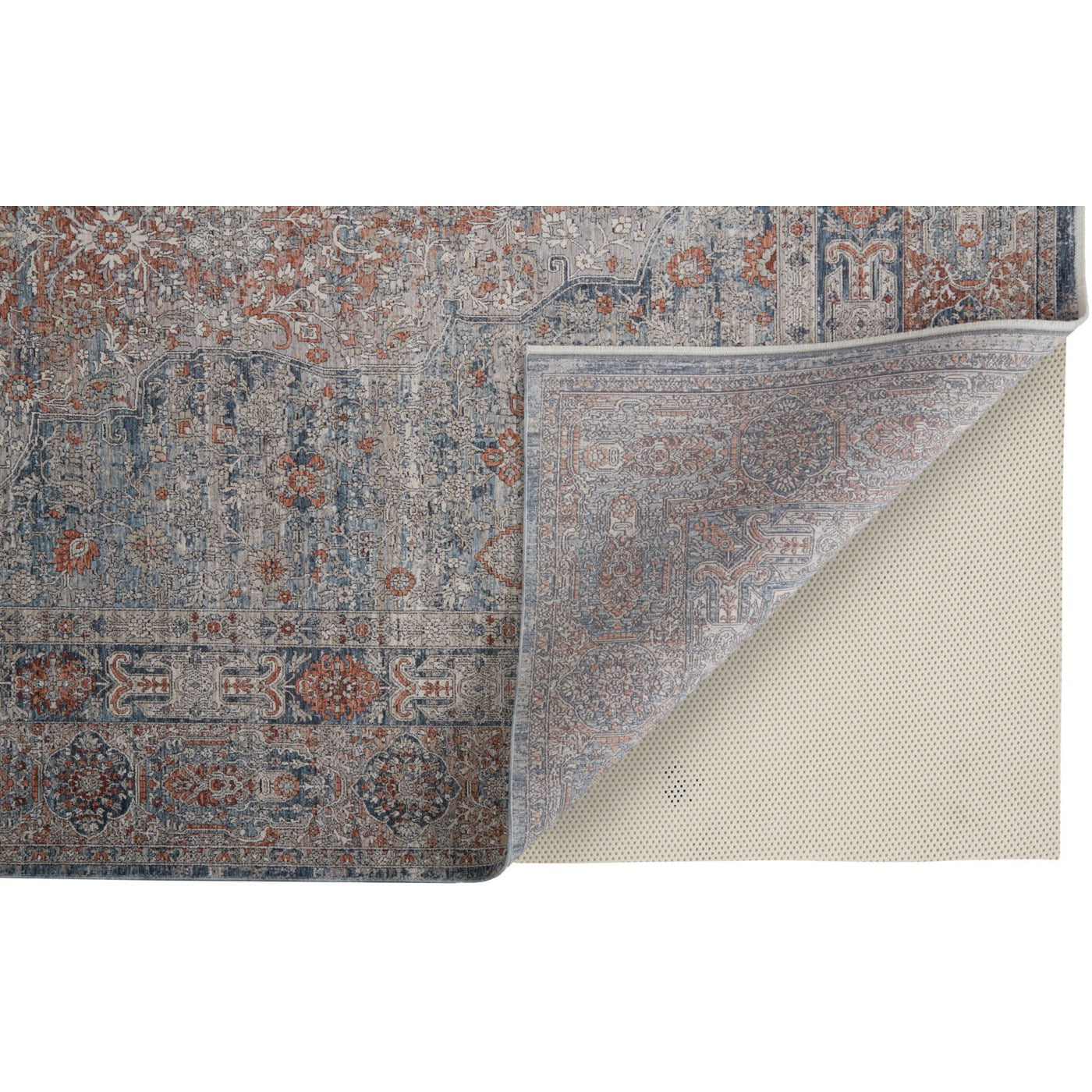 Marquette Rust/Blue Rug