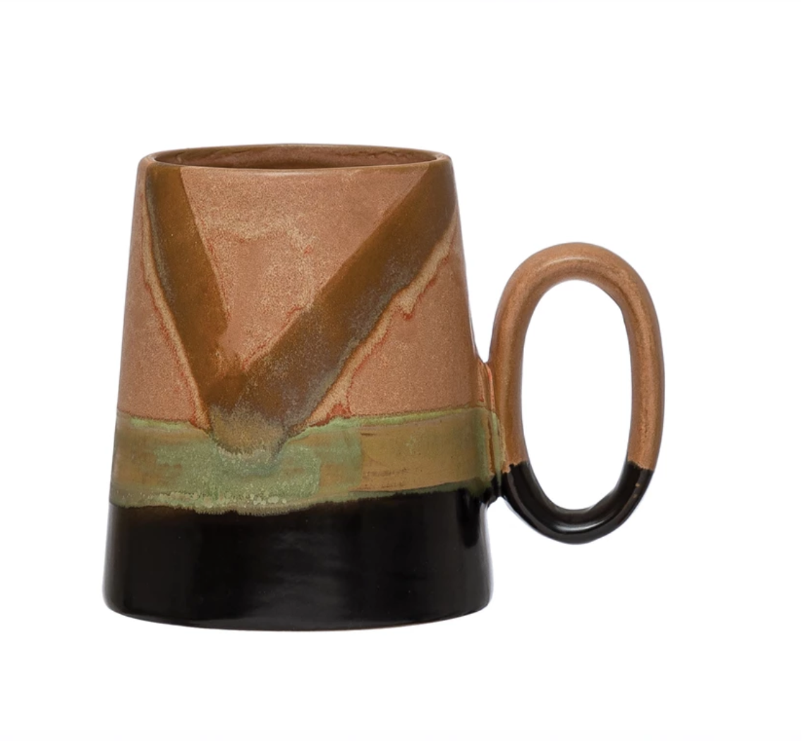 Lula Hand-Painted Stoneware Mug