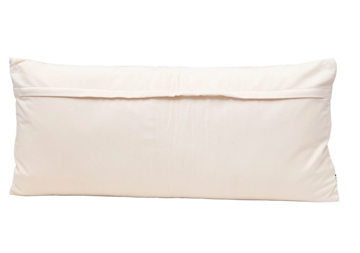 Kenna Woven Lumbar Pillow