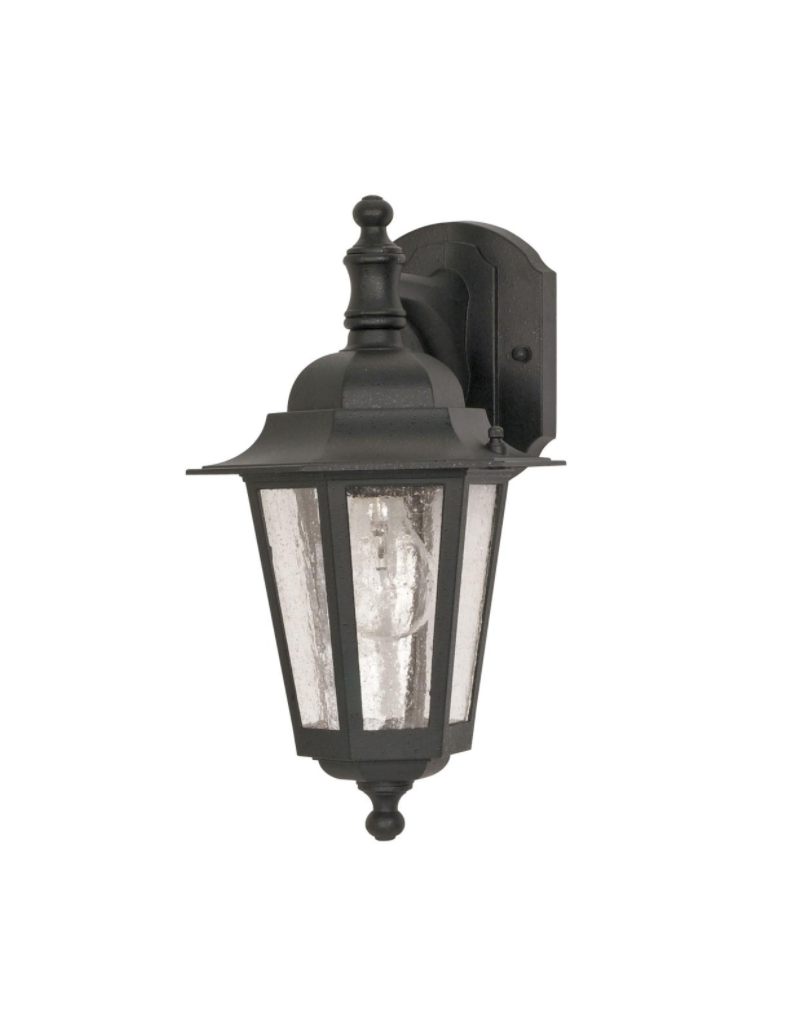 Fredrick Outdoor Black Wall Sconce