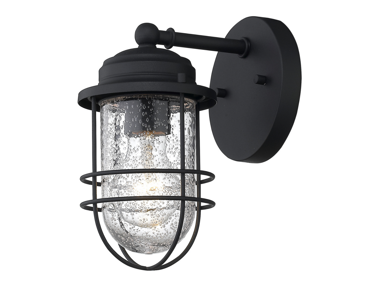 Fisher Outdoor Black Wall Sconce