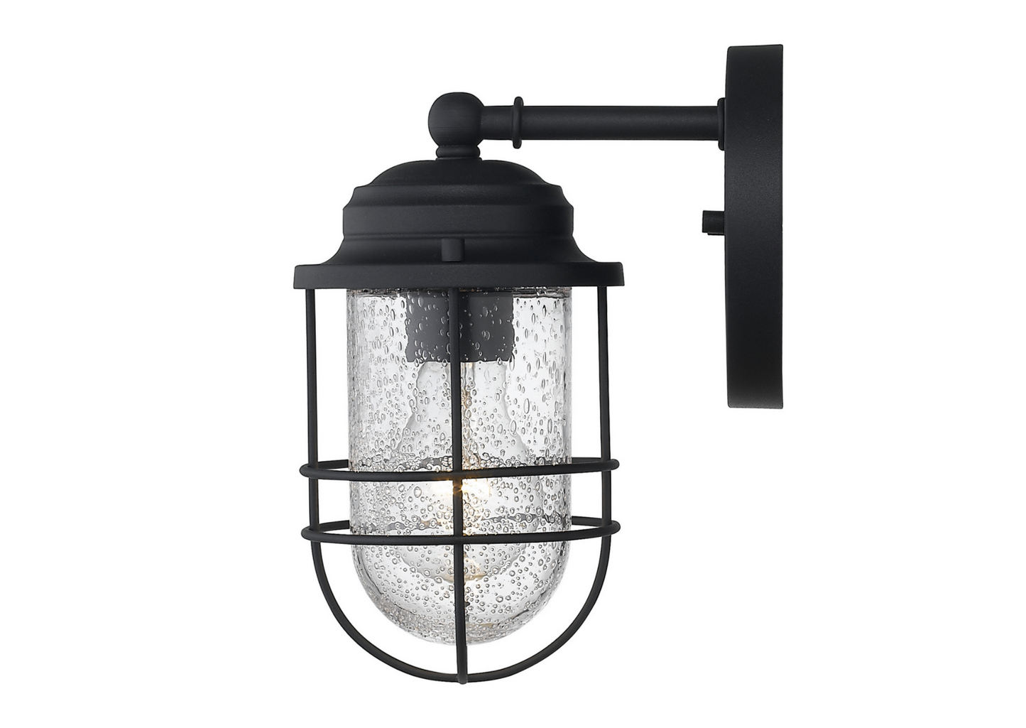 Fisher Outdoor Black Wall Sconce