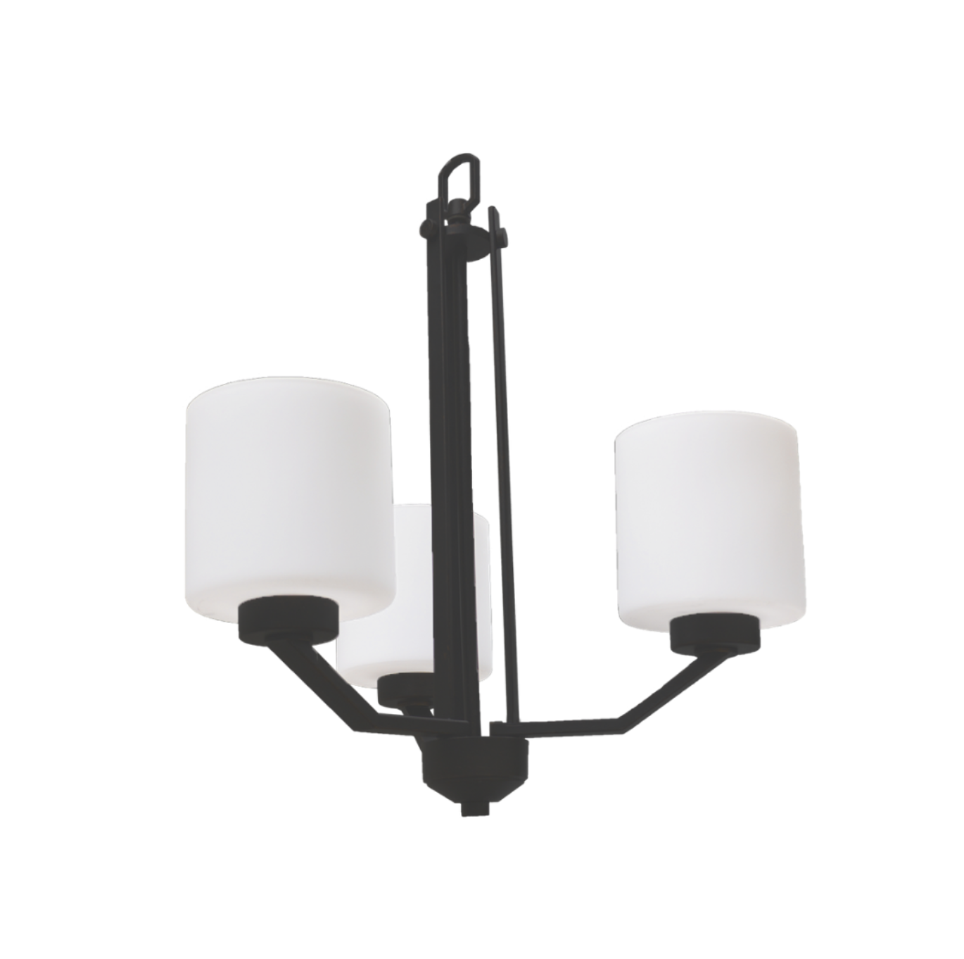 Piper Matte Black Chandelier