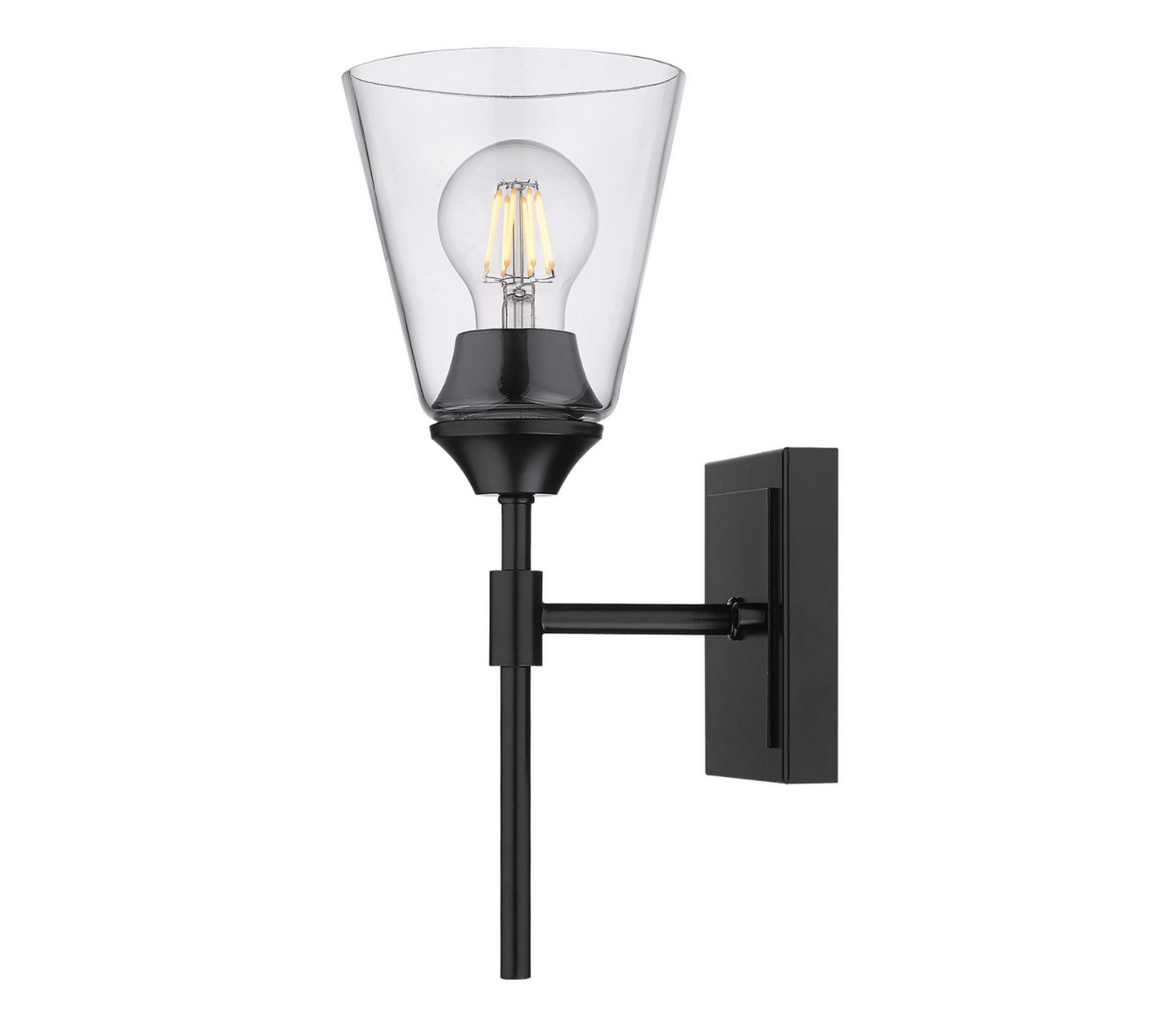 Ozzie Matte Black Wall Sconce