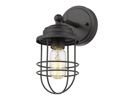 Fisher Black Wall Sconce
