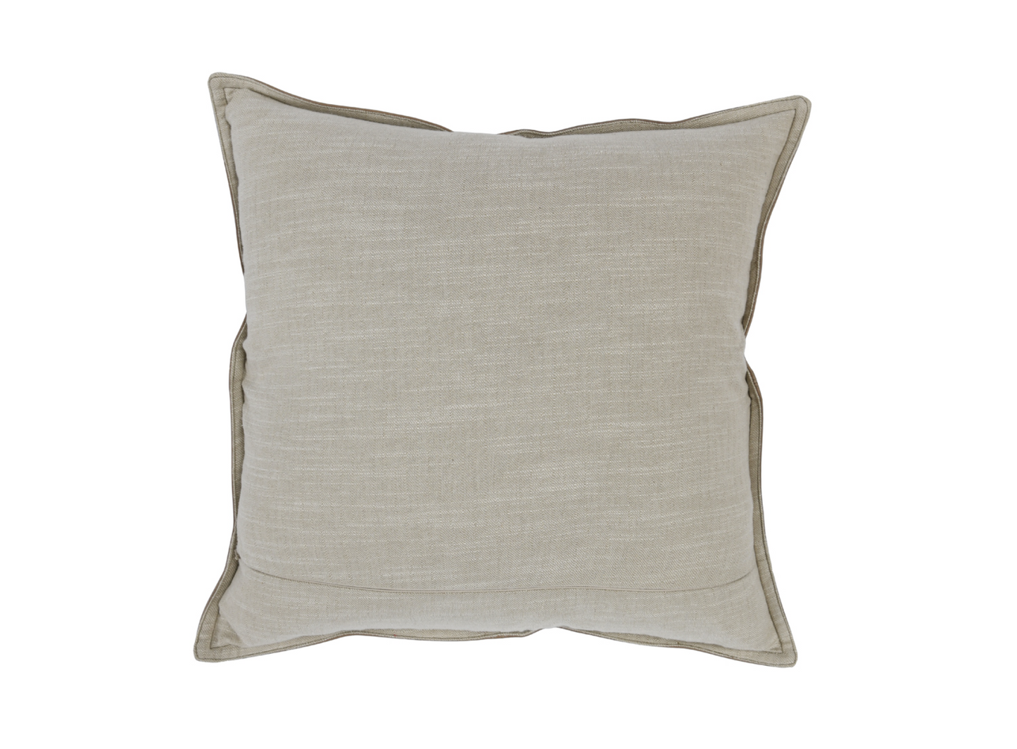 Sandstorm Taupe Leather Pillow