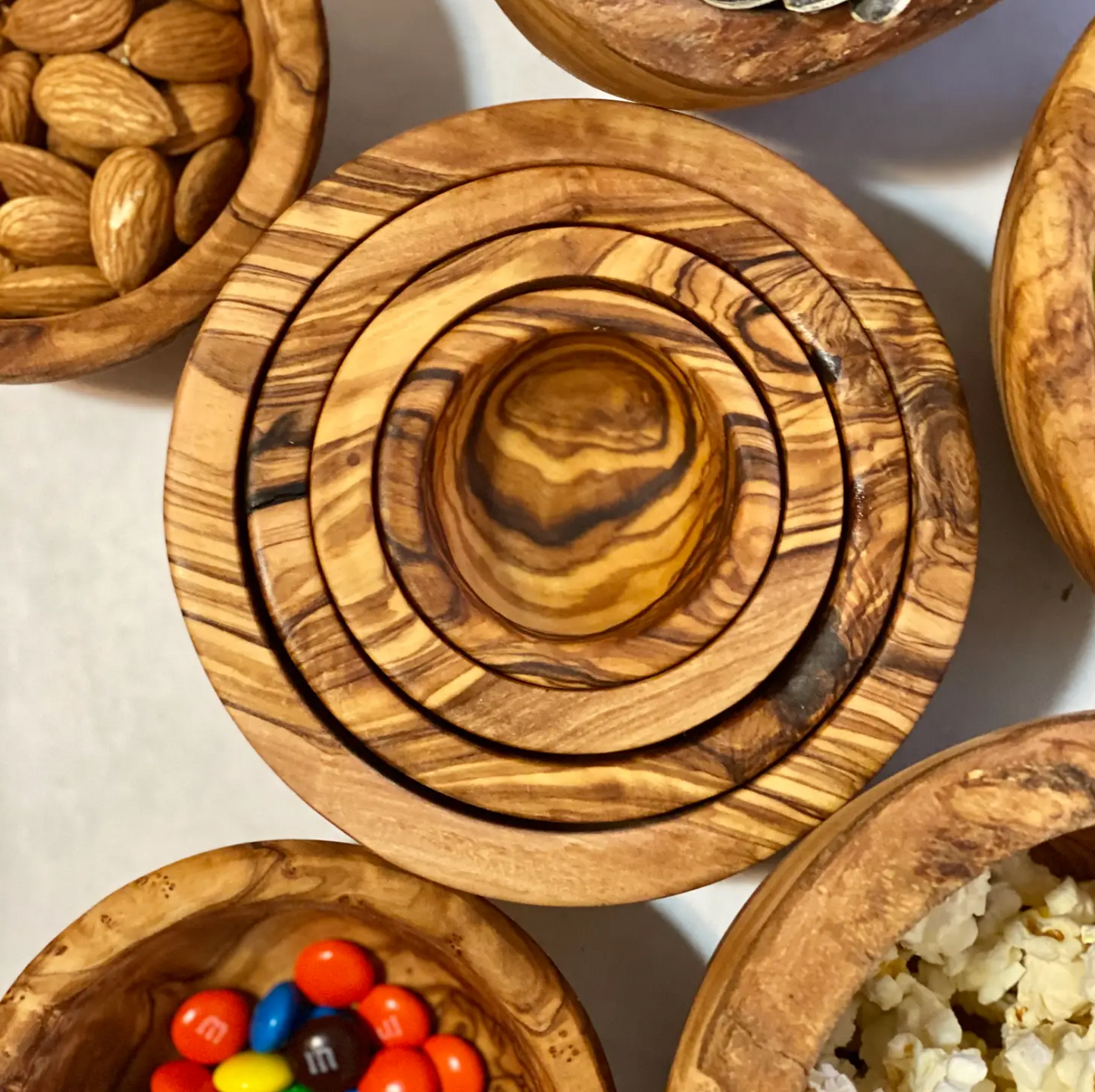 Olive Wood Nesting Bowls
